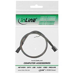 Câble InLine® Mini SAS HD SFF-8643 à SFF-8643 avec bande latérale de 0,5 m