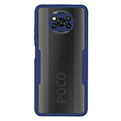 Coque en TPU + acrylique bleu marine pour votre Xiaomi Poco X3 NFC/Poco X3 Pro/Poco X3