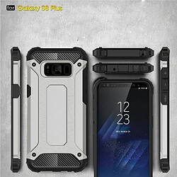 Wewoo Coque renforcée gris pour Samsung Galaxy S8 + / G9550 Armure Tough TPU + PC