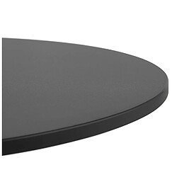 Acheter Alterego Plateau de table 'LIMULE' rond noir - Ø 68 cm