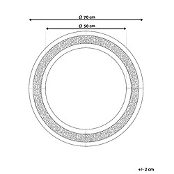 Avis Beliani Miroir ERBRAY Argenté