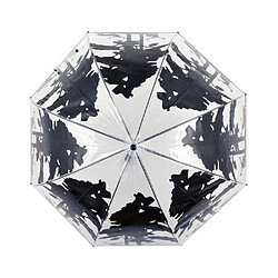 Avis Esschert Design Parapluie transparent noir Forêt.