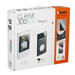 kit portier vidéo - bticino classe 300eos with netatmo - ecran 5 pouces - noir - bticino bt363916