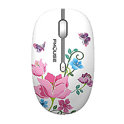 Universal 2.4G Wireless Mouse Super Quiet Exquis Aspect 1600DPI ordinateur portable Ordinier sans fil sans fil