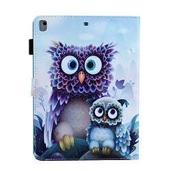 Etui en PU Animal Series porte-cartes chouettes pour votre Apple iPad 9.7 pouces (2018)/9.7 pouces (2017)/Air (2013)/Air 2