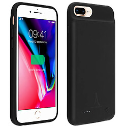 Coque iPhone 6 Plus/6S Plus/7 Plus/8 Plus Batterie 4000mAh Antichocs Akashi Noir