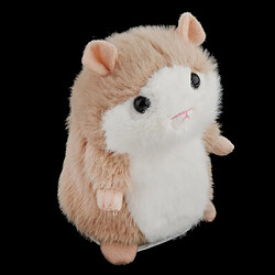 Universal 12cm hamster interactif électronique répète vous dites intelligent robot animal animal de compagnie enfant cadeau d'anniversaire | animaux en peluche