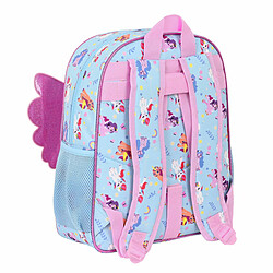 Cartable My Little Pony Wild & free 32 x 38 x 12 cm Bleu Rose