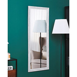 Beliani Miroir BENON 130 cm Blanc cassé