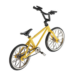 1/16 Véhicules En Alliage Modèle De Vélo Modèle De Vélo De Montagne Home Decor Jaune pas cher