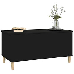 Acheter Maison Chic Tabls basse,Table Console pour salon Noir 90x44,5x45 cm Bois d'ingénierie -MN78690