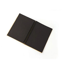 Graines Creatives Carnet de dessin feuilles noir