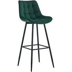 Acheter Non Tabouret de bar Dartford velours