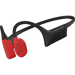 Écouteurs sans fil sport - SUUNTO Wing - Conduction osseuse - Powerbank inclus - Rouge