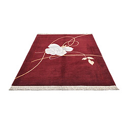 Avis Vidal Tapis de laine 203x152 rouge Darya