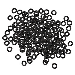 200pcs tige / vols fléchettes pointe joint en caoutchouc joint torique joint rondelle rondelle oeillet noir