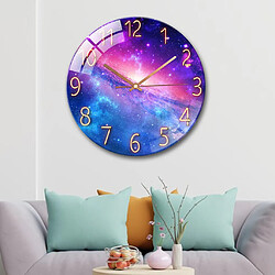 univers vintage horloge kit rétro mur coucher de soleil pas cher