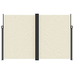 Avis Maison Chic Auvent latéral rétractable | Store latéral | Brise-vue latéral crème 220x600 cm -GKD13155