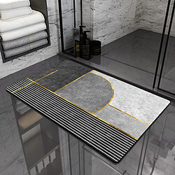 LUUCOZK Tapis de bain antidérapants absorbants à séchage rapide pour salle de bain - Motif 12-40 x 60CM 