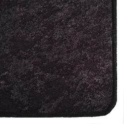 vidaXL Tapis lavable antidérapant 80x150 cm Anthracite