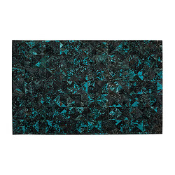 Acheter Beliani Tapis en cuir marron et turquoise 160 x 230 cm ATALAN