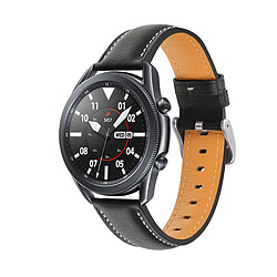 INF Bracelet en cuir pour Samsung Galaxy Watch 3 (41 mm) - Noir