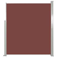 vidaXL Auvent latéral rétractable de patio 160 x 300 cm Marron