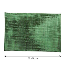 MSV Tapis de bain Microfibre CHENILLE 60x90cm Basil