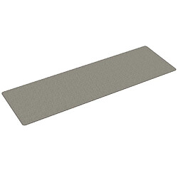 vidaXL Tapis de couloir aspect sisal argenté 80x250 cm