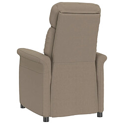 Acheter vidaXL Fauteuil inclinable Taupe Similicuir daim