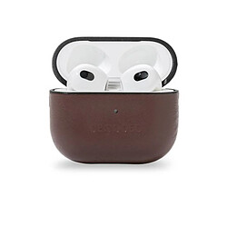 Decoded Coque pour Apple AirPods 3 en Cuir Véritable Marron