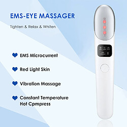 Avis Universal Masseur oculaire électrique EMS micro-courant anti-rides masseur oculaire LCD appareil de beauté oculaire Vibration thermique anti-vieillissement | Appareil de beauté domestique