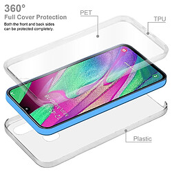 Cadorabo Coque Samsung Galaxy A40 Etui en Transparent