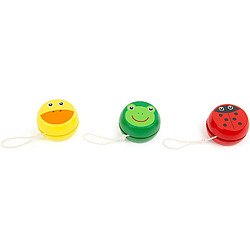 Small Foot Yoyo's en Bois, avec des Motifs de Coccinelle, Canard et Grenouille