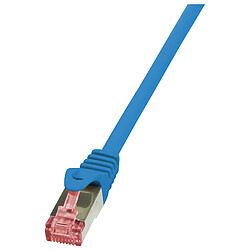 LogiLink Câble patch, Cat. 6, S/FTP, 1,0m, bleu ()