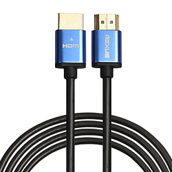 Wewoo Câble 3 m HDMI 1.4 Version 1080P Alliage D'aluminium Shell Ligne Tête HDMI Mâle à HDMI Audio Vidéo Connecteur D'adaptateur