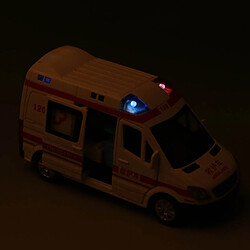 Avis Universal Haute simulation 1/32 modèle de moulage sous pression voiture jouet ambulance alliage métallique retiré voiture jouet cadeau enfant véhicule(blanche)