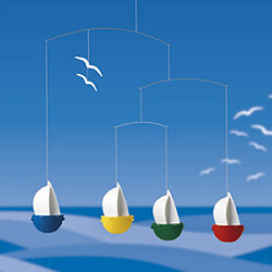 Flensted Mobiles bateau Sail Fun