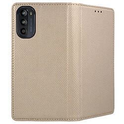 Acheter Htdmobiles Housse pour Motorola Moto G52 4G / G82 5G - etui coque pochette portefeuille + verre trempe - OR MAGNET