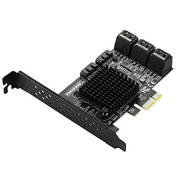 Avis Carte d'extension 8 ports SATA 3.0 vers PCIe x4 x6