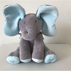 Universal Elephant Electric Plux Toy - Oreilles Move Music Baby Animalblue