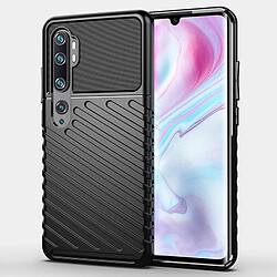 Wewoo Coque Souple Pour Xiaomi Note 10 TPU antichoc Thunderbolt Noir