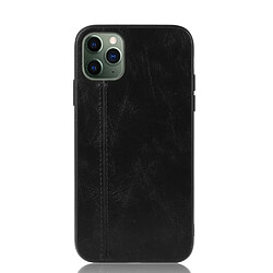 Wewoo Coque Rigide Motif de peau de vache antichoc pour iPhone 11 Pro Skin PC + Housse + TPU Noir