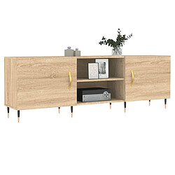 Avis Maison Chic Meuble TV scandinave - Banc TV pour salon chêne sonoma 150x30x50 cm bois d'ingénierie -MN24593