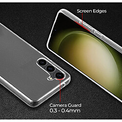 Avis Htdmobiles Coque pour Samsung Galaxy S23 Plus 5G - housse etui silicone gel fine + film ecran - TRANSPARENT TPU