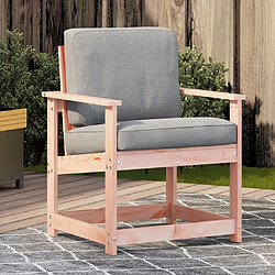 Maison Chic Chaise de jardin,Fauteuil Chaise de terrasse,Chaise d’extérieur 62x55x77 cm bois massif de douglas -GKD27803