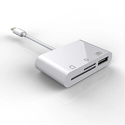 Acheter Universal 3 IN1 TYPE C à USB 2.0 / SD / TF Lecteur de carte mémoire OTG Adaptateur OTG Hub Adaptateur pour MacBook-Pro