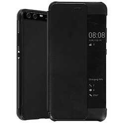 Avizar Etui Huawei P10 Housse Protection Smart View Noir Fenêtre de Visualisation