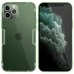 Alive Records Coque en TPU Nillkin Nature - Coque pour Apple iPhone 12 Pro Max (Vert foncé)