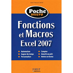 Fonctions et macros Excel 2007 - Occasion